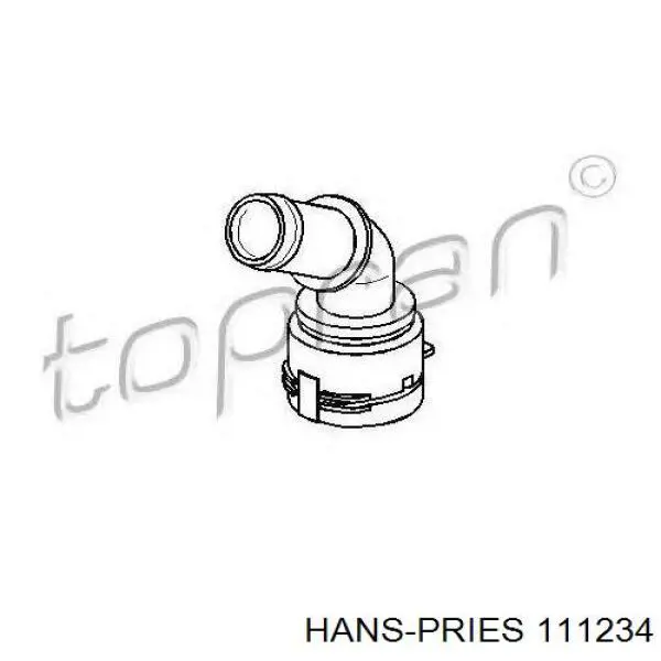 Купить 111234 Hans Pries (Topran) Соединительная муфта радиатора охлаждения