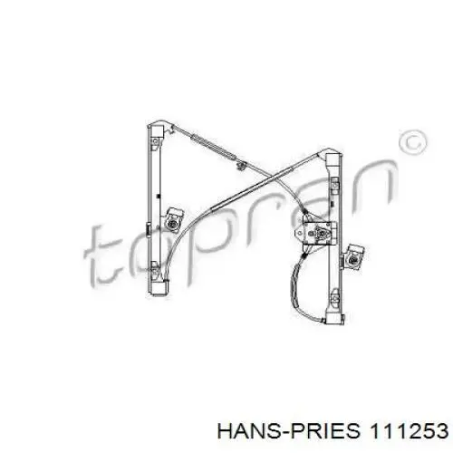 111253 Hans Pries (Topran) механизм стеклоподъемника двери передней левой