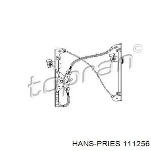 Механизм стеклоподъемника двери передней правой 111256 Hans Pries (Topran)