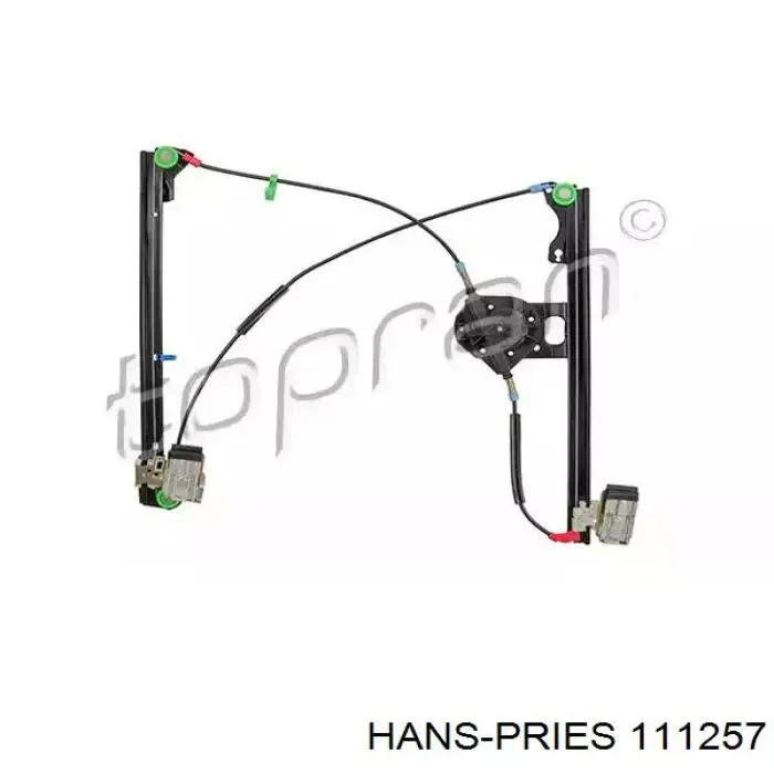 Стеклоподъемник передней левой двери 111257 Hans Pries (Topran)