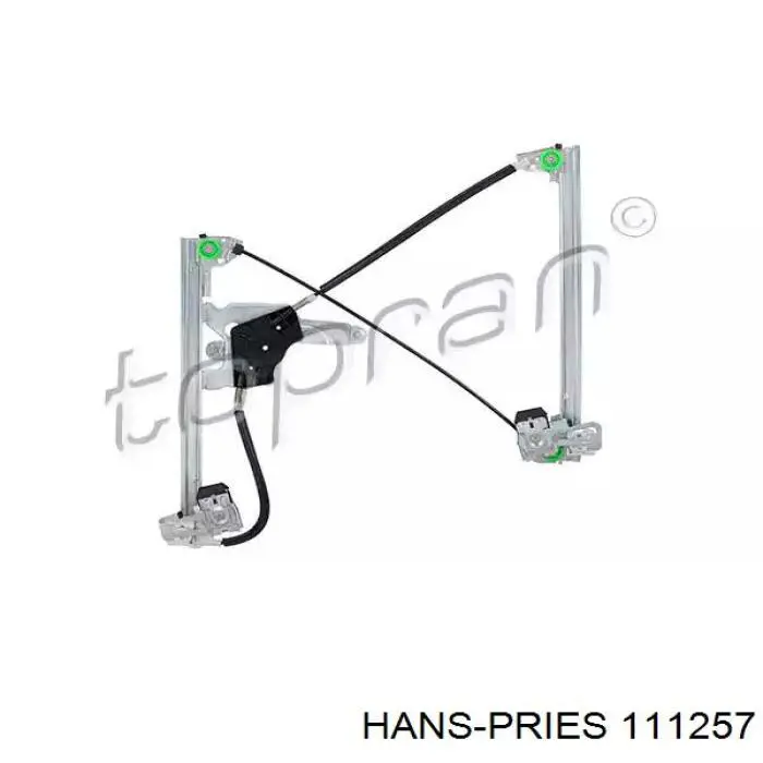 111257 Hans Pries (Topran) механизм стеклоподъемника двери передней левой