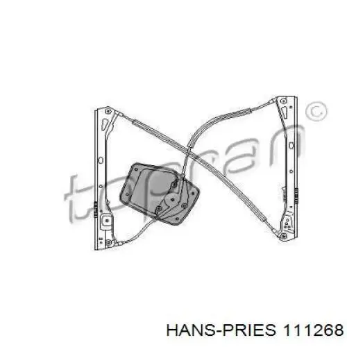 Механизм стеклоподъемника двери передней правой 111268 Hans Pries (Topran)