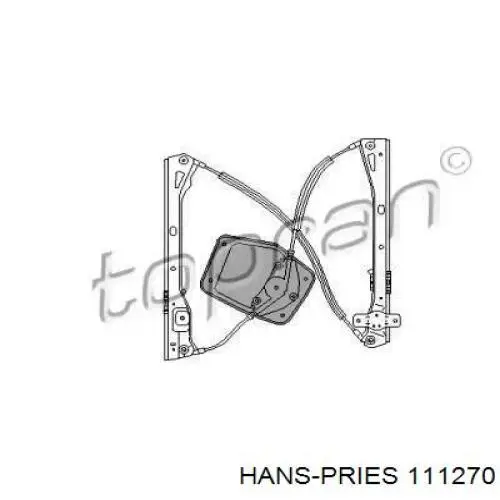 Механизм стеклоподъемника двери передней правой 111270 Hans Pries (Topran)