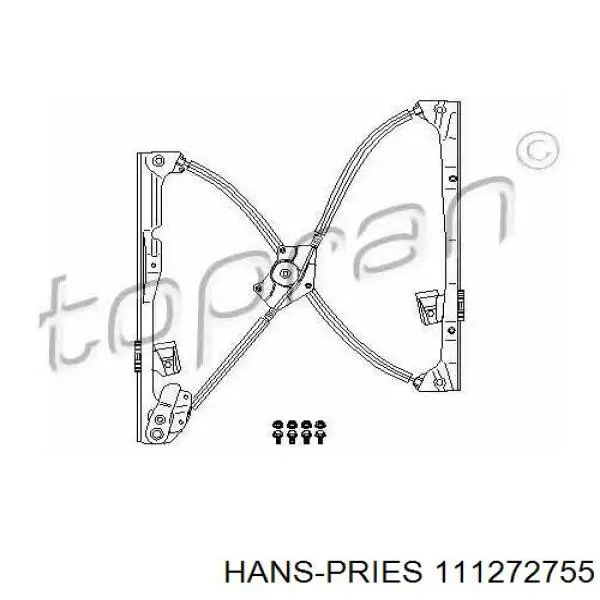 111 272 755 Hans Pries (Topran) механизм стеклоподъемника двери передней правой