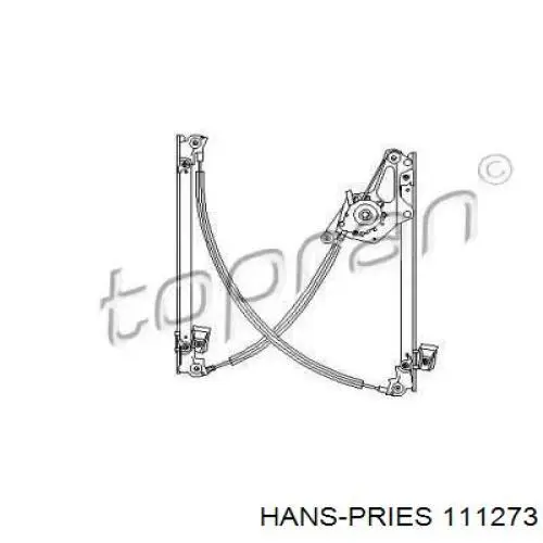 Механизм стеклоподъемника двери передней левой 111273 Hans Pries (Topran)