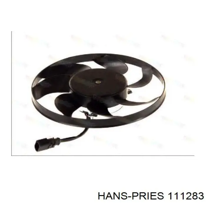 Купить 111283 Hans Pries (Topran) Электровентилятор охлаждения в сборе (мотор+крыльчатка) левый