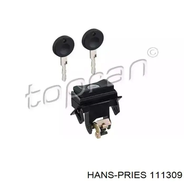 111309 Hans Pries (Topran) кнопка привода замка крышки багажника (двери 3/5-й (ляды)