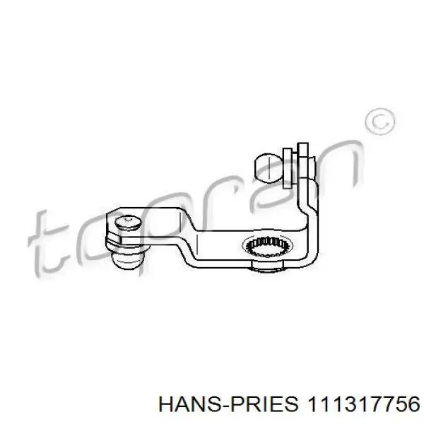 Ремкомплект кулисы переключения передач 111317756 Hans Pries (Topran)