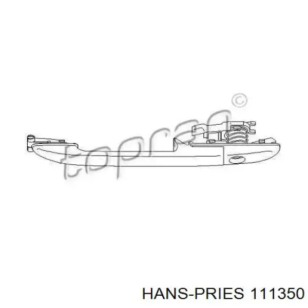 Ручка боковой двери наружная 111350 Hans Pries (Topran)