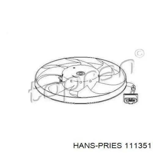 Электровентилятор охлаждения 111351 Hans Pries (Topran)