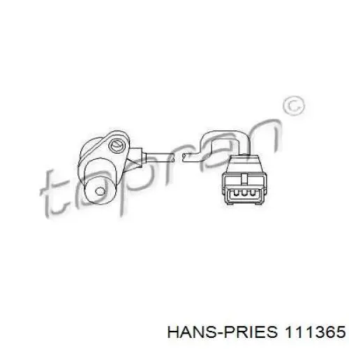 Датчик коленвала 111365 Hans Pries (Topran)