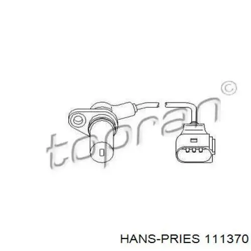 Датчик коленвала 111370 Hans Pries (Topran)