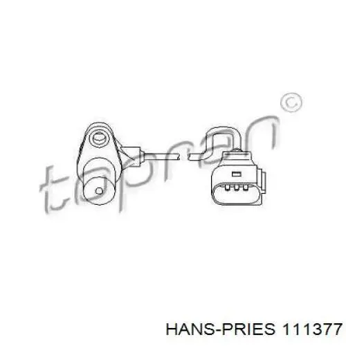 Датчик коленвала 111377 Hans Pries (Topran)