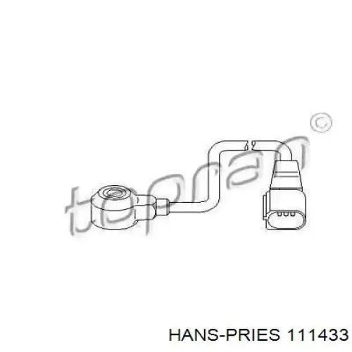 Датчик детонации 111433 Hans Pries (Topran)