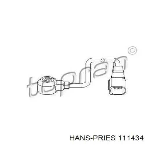 Датчик детонации 111434 Hans Pries (Topran)