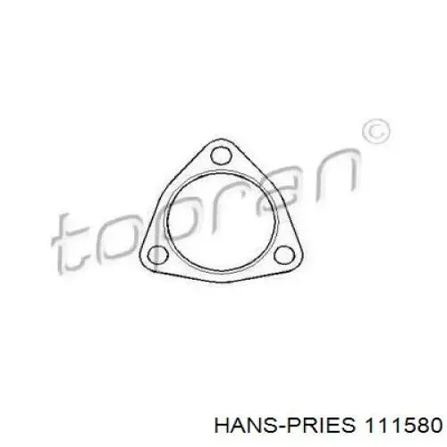 111580 Hans Pries (Topran) прокладка приемной трубы глушителя