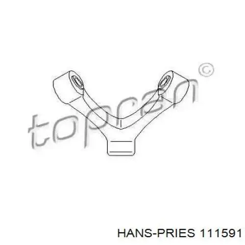 Хомут глушителя 111591 Hans Pries (Topran)