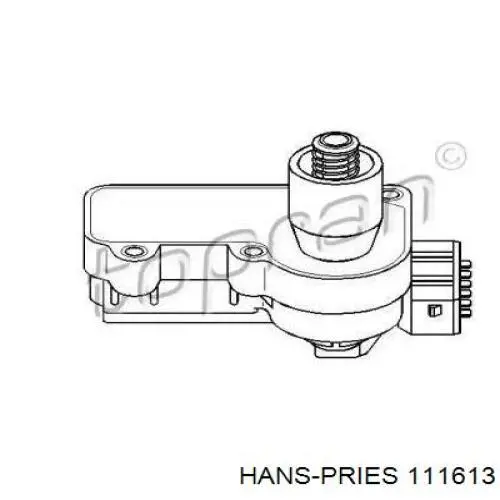 Регулятор дросельної заслінки 111613 Hans Pries (Topran)