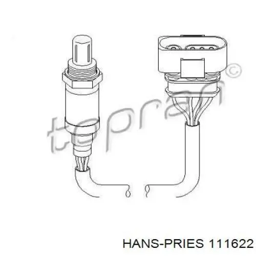 Лямбда-зонд 111622 Hans Pries (Topran)