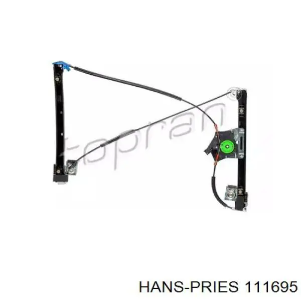 111695 Hans Pries (Topran) механизм стеклоподъемника двери передней левой