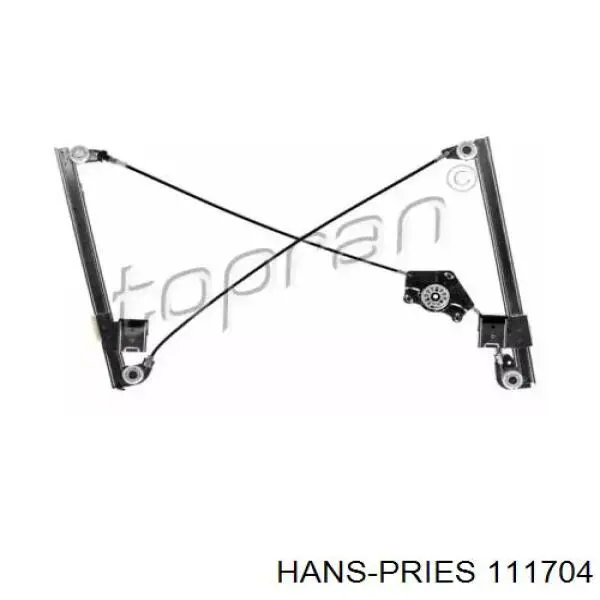 111704 Hans Pries (Topran) механизм стеклоподъемника двери передней правой