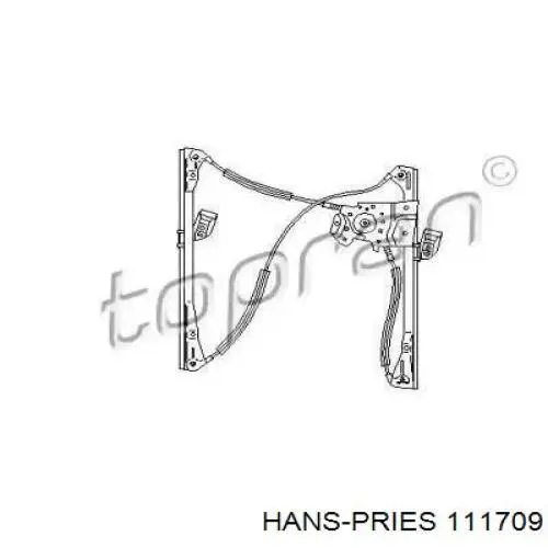 Механизм стеклоподъемника двери передней левой 111709 Hans Pries (Topran)