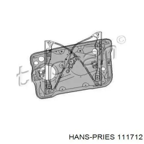 111712 Hans Pries (Topran) механизм стеклоподъемника двери передней правой