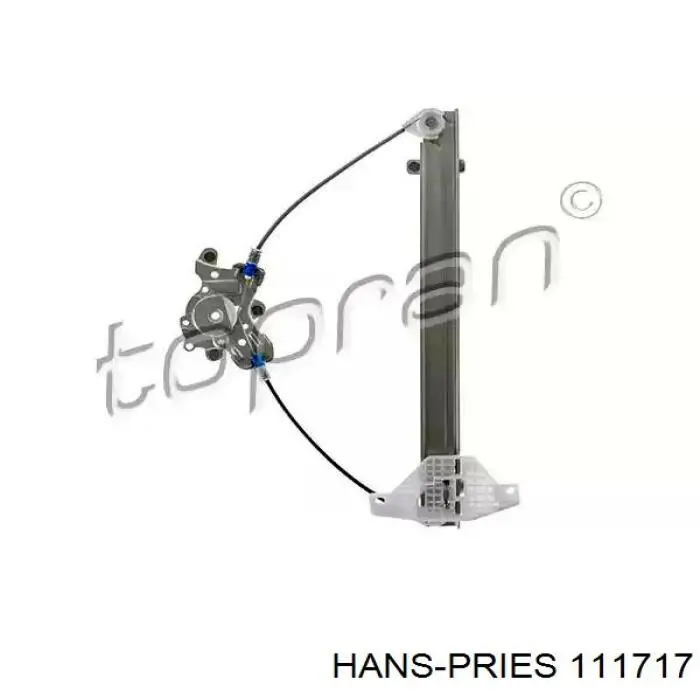 Стеклоподъемник передней левой двери 111717 Hans Pries (Topran)