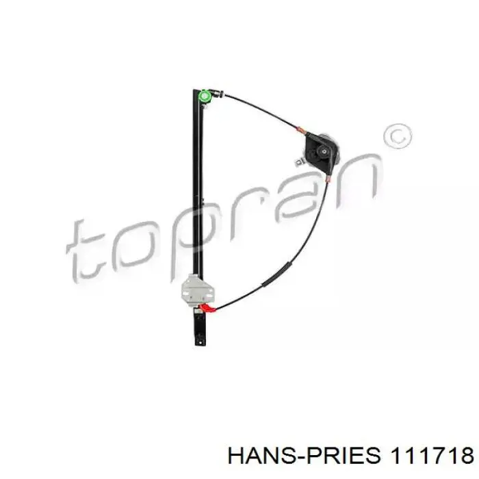 Механизм стеклоподъемника двери передней правой 111718 Hans Pries (Topran)