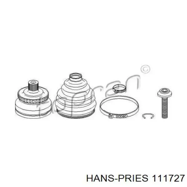 ШРУС наружный передний 111727 Hans Pries (Topran)