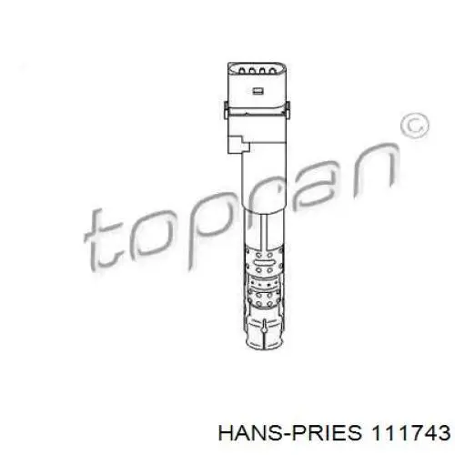 Катушка зажигания 111743 Hans Pries (Topran)