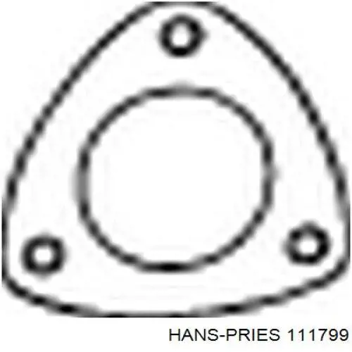 Купить 111799 Hans Pries (Topran) Патрубок радиатора