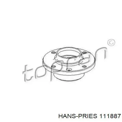 Ступица задняя 111887 Hans Pries (Topran)