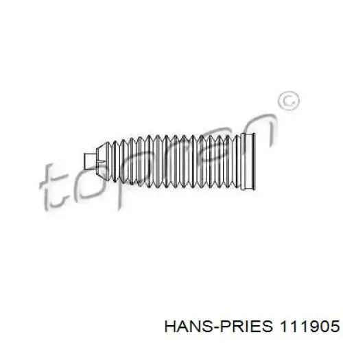 Пыльник рулевой рейки 111905 Hans Pries (Topran)