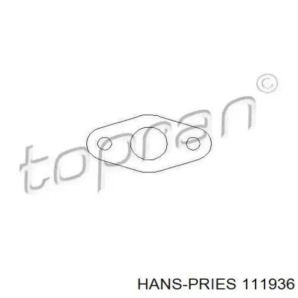 111936 Hans Pries (Topran) vedante de mangueira de derivação de óleo de turbina