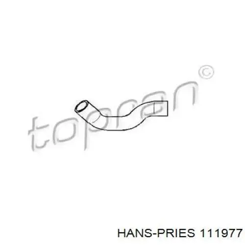 111977 Hans Pries (Topran) шланг (патрубок радиатора охлаждения нижний)