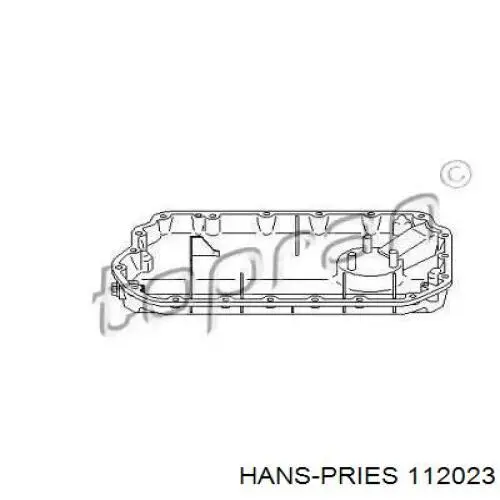112023 Hans Pries (Topran) поддон масляный картера двигателя