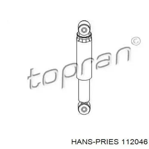 Амортизатор задний 112046 Hans Pries (Topran)