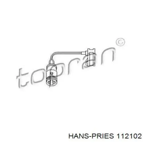 Сигнализатор износ тормозных колодок Hans Pries (Topran) 112102 цена, от 1.68 USD