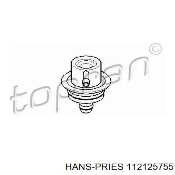 Регулятор давления топлива 112125755 Hans Pries (Topran)