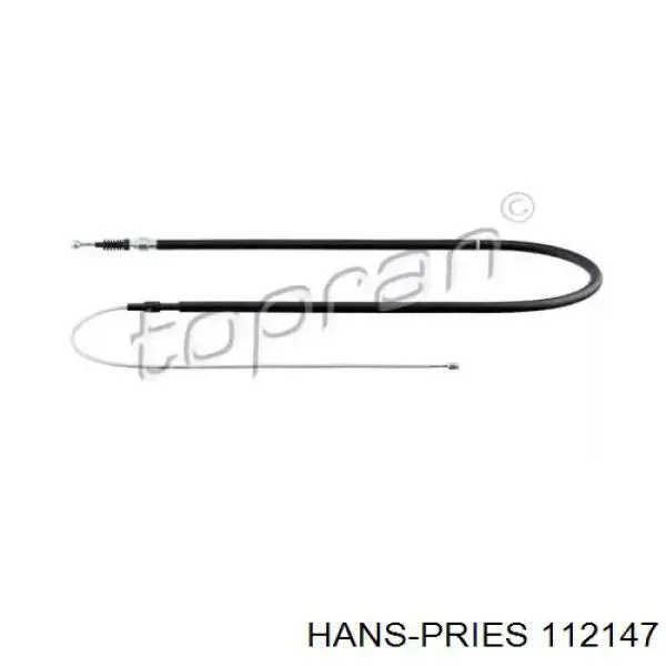 Задний трос ручника Hans Pries (Topran) 112147 цена, от 9.21 USD