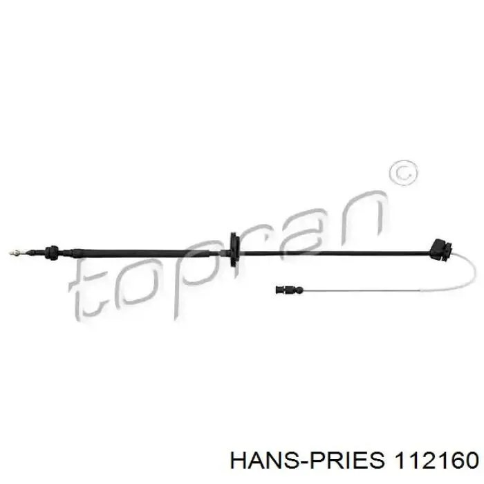 112160 Hans Pries (Topran) трос/тяга газа (акселератора)
