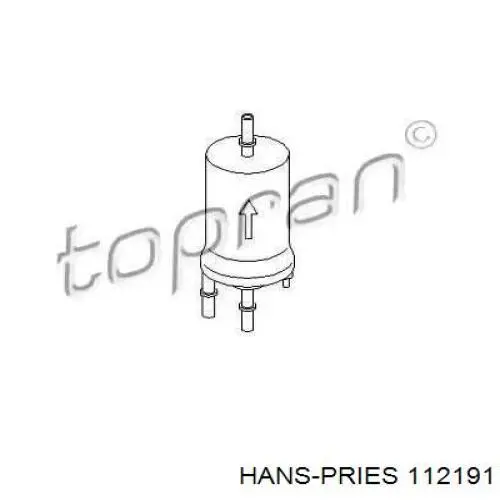 Топливный фильтр 112191 Hans Pries (Topran)