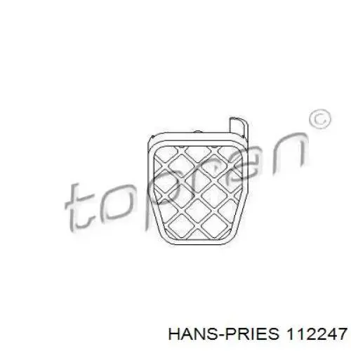 Накладка педали тормоза Hans Pries (Topran) 112247 цена, от 1.49 USD