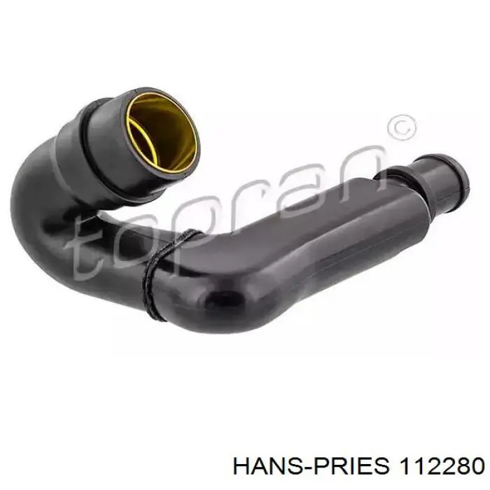 112280 Hans Pries (Topran) патрубок вентиляции картера (маслоотделителя)