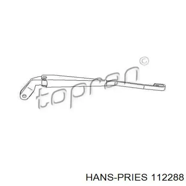 Рычаг-поводок стеклоочистителя заднего стекла 112288 Hans Pries (Topran)