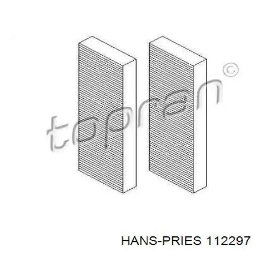 112297 Hans Pries (Topran) Внутрисалонный фильтр