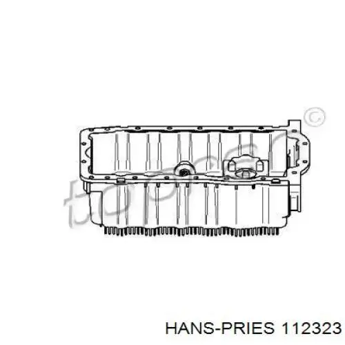 Поддон двигателя 112323 Hans Pries (Topran)