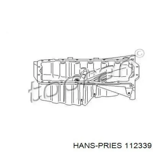 Поддон двигателя 112339 Hans Pries (Topran)