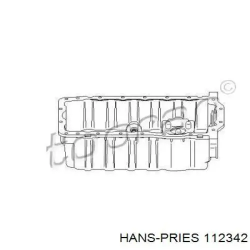 Поддон масляный картера двигателя HANS PRIES 112342